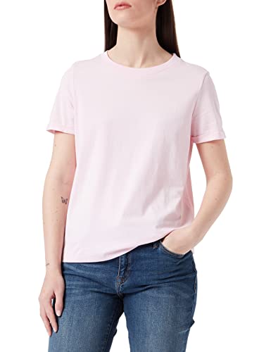 Vero Moda Damska koszulka Vmpaula Noos S/S, Różowy parfait, L