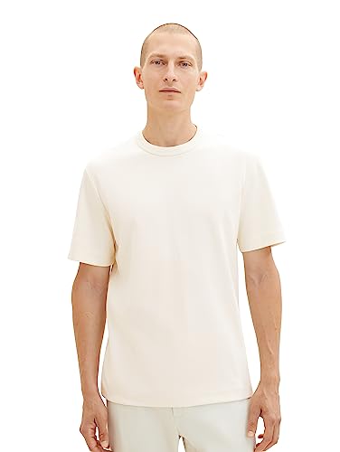 TOM TAILOR T-shirt męski, 18592 – Vintage Beige, M