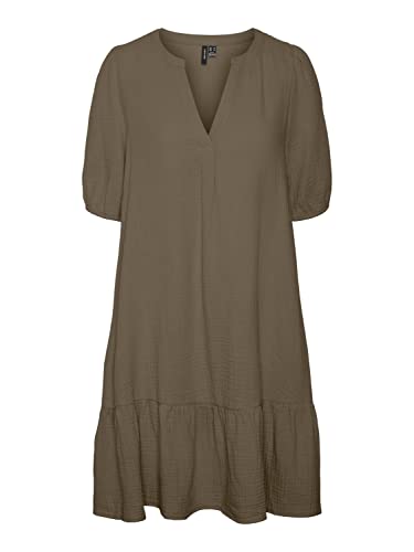 VERO MODA Sukienka damska VMNATALI 2/4 ABK, Capers, S, Capers, S