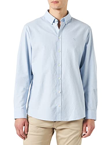 CASUAL FRIDAY Męska koszula CFAnton LS BD Washed Oxford 174030_Silver Lake Blue, L, 174030_silver Lake Blue, L