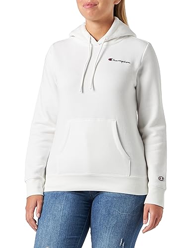 Champion Legacy American Classics W-Script Logo Light Powerblend Fleece Damska bluza z kapturem, Off White, S