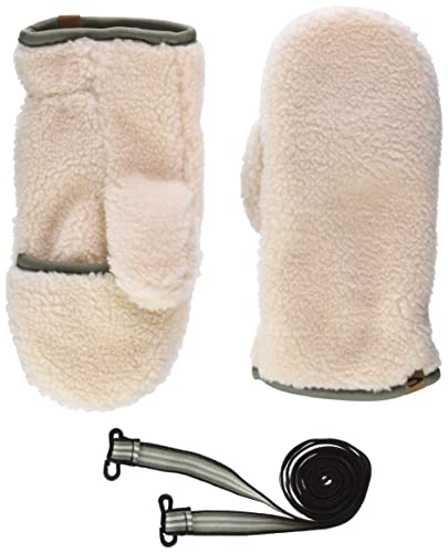 camel active Damskie rękawiczki, Shaded White, Medium