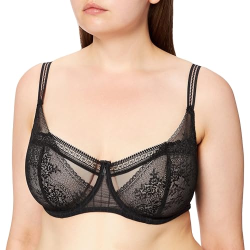 Passionata Damski biustonosz Demi, Czarny, 70B