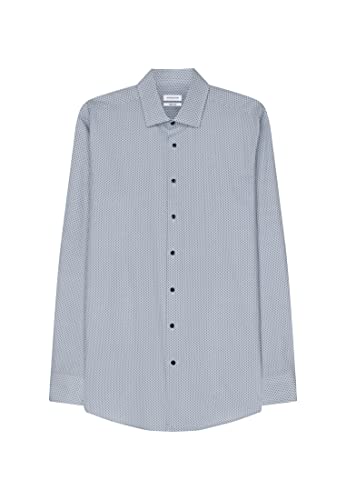 Seidensticker Męska koszula biznesowa, jasnoniebieski, 38 PL