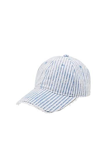 ESPRIT Czapka baseballowa w paski, niebieski (pastel blue), M