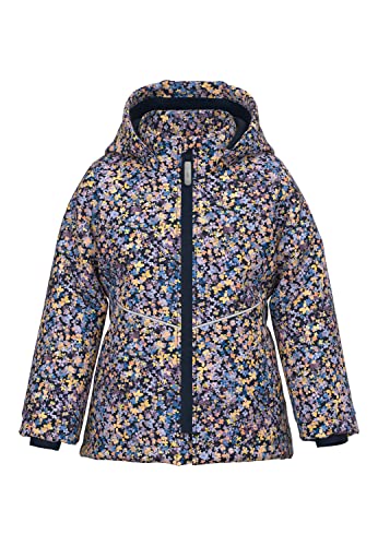 NAME IT Dziewczęca kurtka Nmfmaxi Small Flowers, Dark Sapphire, 80 cm