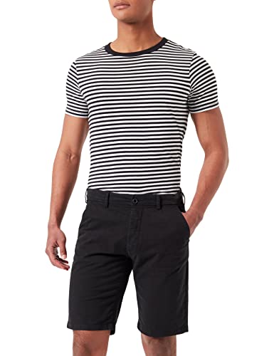 Schott NYC Bermudy chinosy męskie, Czarny, 44