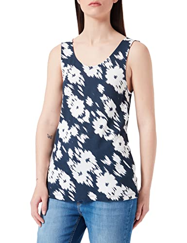 ICHI Damska koszulka na ramiączkach/damska koszulka, 201163/Total Eclipse Flower Print, XL