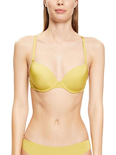 ESPRIT Damski biustonosz Shiny Micro Fashion RCS Sexy Pad wyściełany, Pistachio Green, 80C