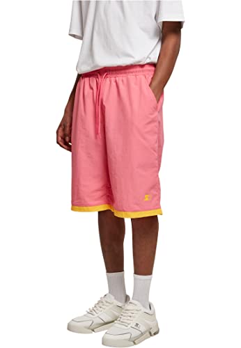 STARTER BLACK LABEL Męskie szorty Starter Fresh nylonowe, Różowy grejpfrut, L