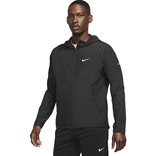 Nike Męska kurtka M Nk Rpl Miler JKT, Black/Black/Reflective Silv, M