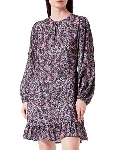 Replay Sukienka damska, 010 Gray/Multicolor, XS