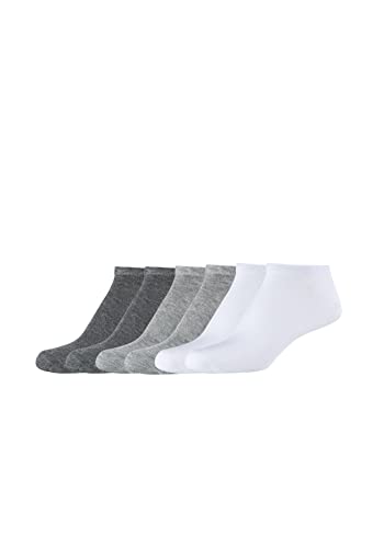 s.Oliver Socks Damskie skarpety Online Silky Touch Sneaker 6 sztuk, White Mix, 39/42, White Mix, 39 EU