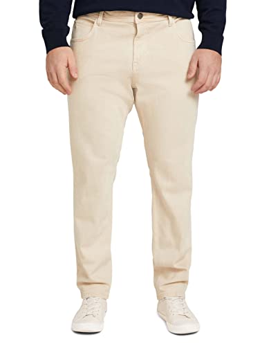 TOM TAILOR Men+ Spodnie męskie, 10336 - Light Cashew Beige, 44W x 36L
