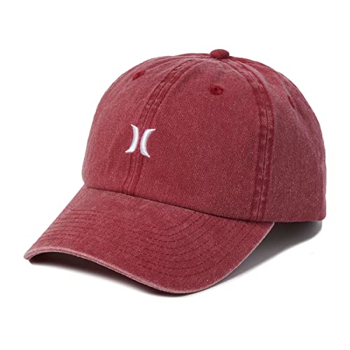 Hurley Damska czapka bejsbolówka W Mom Iconic Cap, czerwona, jeden rozmiar, Czerwony, Rozmiar uniwersalny