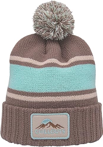 CHILLOUTS Męska czapka Nox Hat Beanie, brązowy/miętowy, jeden rozmiar