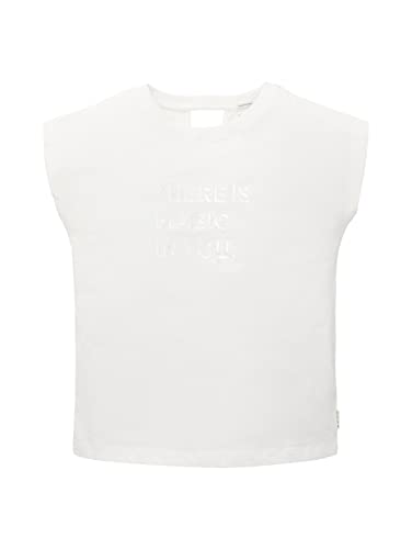 TOM TAILOR Dziewczęcy top, 10315 - Whisper White, 176 cm
