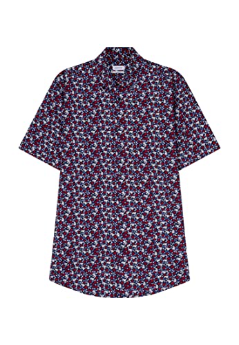 Seidensticker Męska koszula biznesowa, czerwony, 46 PL