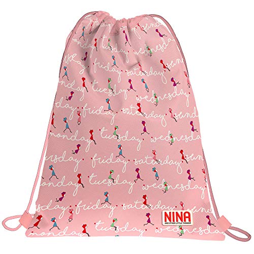 Grafoplás Plecak z linami i kieszenią zewnętrzną, 36 x 47 cm, Modelo Week