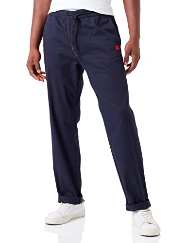 HUGO Eleganckie spodnie męskie, Dark Blue405, 74 Slim