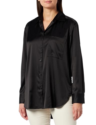 HUGO Damska bluza Elodina, czarny (Black1), 42