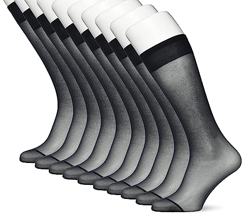 belly cloud Damskie pończochy (10 sztuk), czarny, 35-38 EU