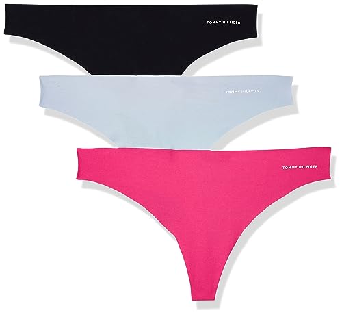 Tommy Hilfiger Stringi damskie, Gorące magenta/błękit bryzowy/pustynne niebo, XS