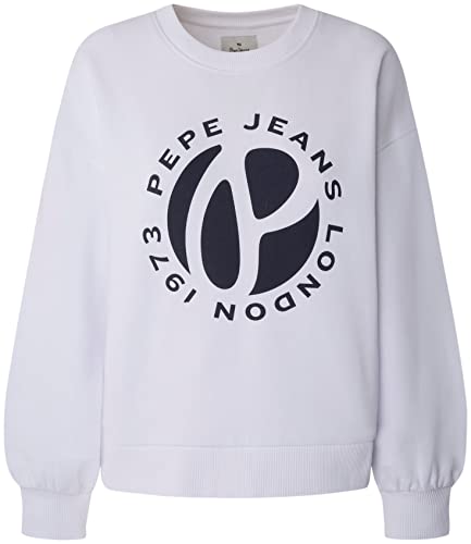 Pepe Jeans Sweter damski WYLLILE, biały, L, biały, L