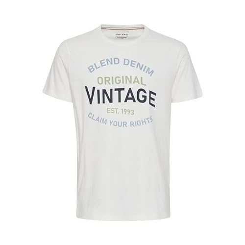 Blend Męski t-shirt s/s, 110602/śnieżna biel, L, 110602/Snow White, L