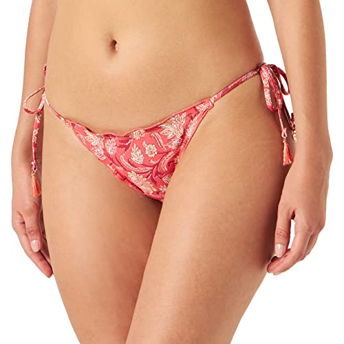 women'secret Damskie majtki bikini z boku stringi drestynacja letnie majtki, różowy nadruk, L
