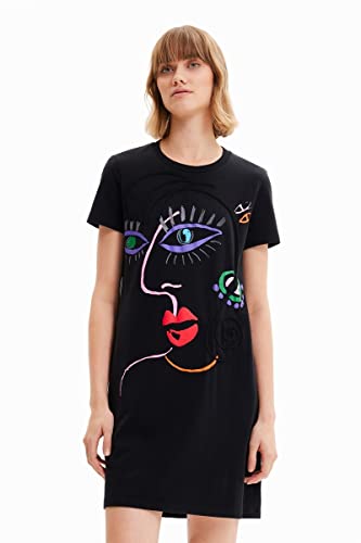 Desigual Sukienka damska, czarny, S