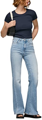 Pepe Jeans Jeansy damskie Willa, Niebieski (Denim-rr4), 25W / 32L