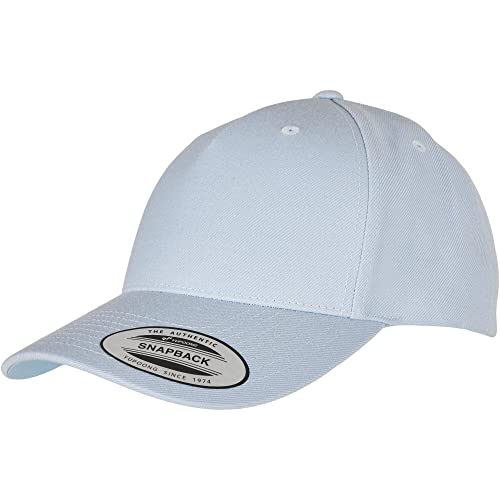 Flexfit Unisex 5-panelowy Premium Curved Visor Snapback Cap czapka baseballowa, niebieski (Ballad Blue), jeden rozmiar