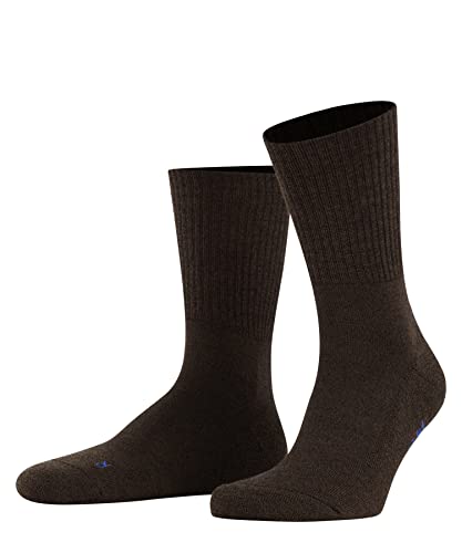FALKE Uniseks Skarpety Walkie Light U SO Wełna Merynosa jednokolorowe 1 Para, Brązowy (Dark Brown 5450), 44-45