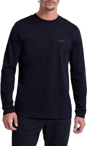 Pierre Cardin Męska koszulka z długim rękawem Longsleeve, granatowa, 4XL, morski, 4XL