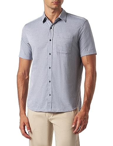 s.Oliver Męska koszula z krótkim rękawem, niebieski, L