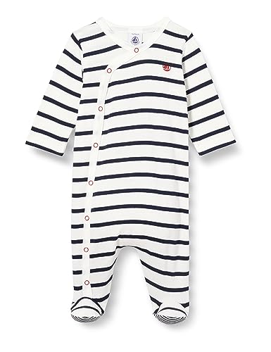 Petit Bateau Unisex Baby Sleep Sie gut und Marzec/SM3M, Marshmallow/moking., 6 miesi?cy