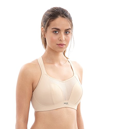Panache Damski biustonosz sportowy bez fiszbin, Latte, 80E