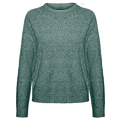 VERO MODA PETITE Damska bluzka Vmdoffy Ls O-Neck Ga Ptt sweter sweter, Jasnozielona mieszanka, M/P