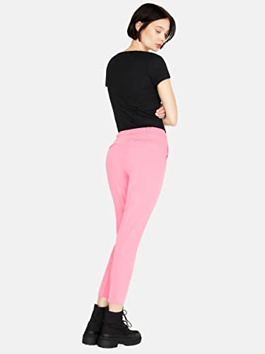 Spodnie damskie Sisley, Fuxia 258, 42