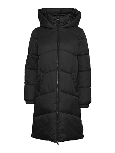 VERO MODA TALL Damski płaszcz Vmuppsala Coat TLL Noos, czarny, XL wysoki