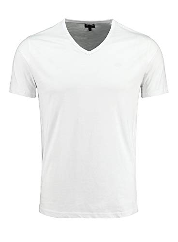 KEY LARGO Sugar T-shirt męski z dekoltem w serek, biały (1000), L