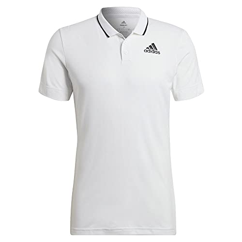 adidas Męska koszulka polo T FREELIFT, biała, L