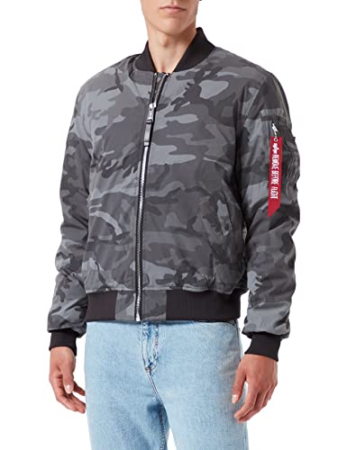 ALPHA INDUSTRIES Męska kurtka dziecięca, Black Camo, L