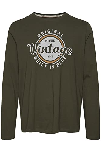 Blend t-shirt męski l/s, 190413/Deep Depths, L