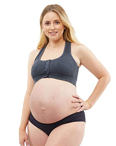 Cake Maternity Biscotti biustonosz do karmienia bez fiszbin, biustonosz ciążowy i porodowy, czarny, XXXL, Czarny, 3XL