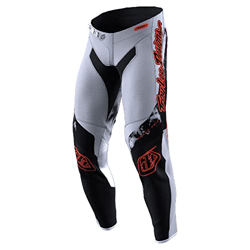 Troy Lee Designs Spodnie Motocykl GP Astro z Lekkie i Wygodne Tkaniny, Szary/pomarańczowy, 30