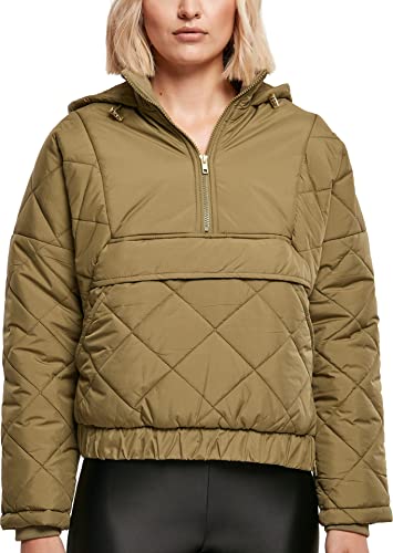 Urban Classics Damska kurtka oversized Diamond Quilted Pull Over Jacket, Tiniolive, XL