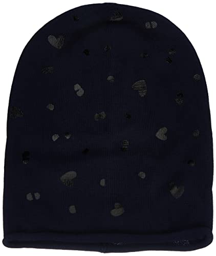 s.Oliver Junior Girl's 403.12.208.25.272.2117259 Czapka, Dark Blue floral p, 51