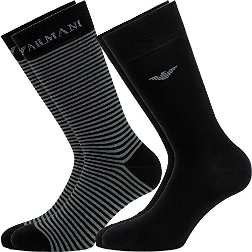 Emporio Armani Skarpety męskie, czarny, rozmiar uniwersalny